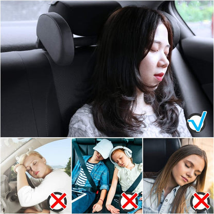 Car neck pillow side headrest