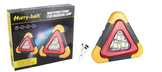 2-IN-1 Emergency Triangular Roadside Warning Light