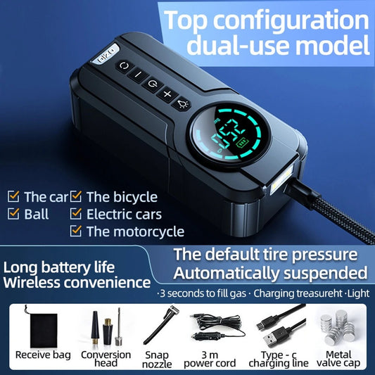 Portable Car Tire Inflator - 12V High Power