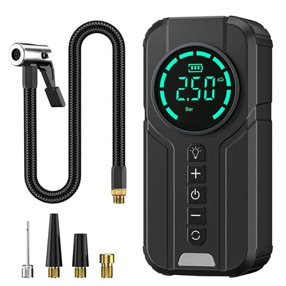 Portable Car Tire Inflator - 12V High Power