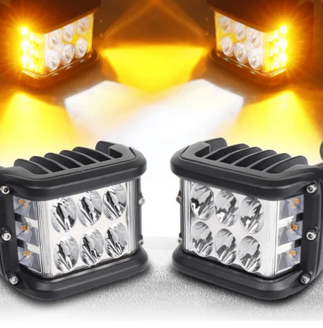 🔥Car Dual Sides LED Dual Color Light