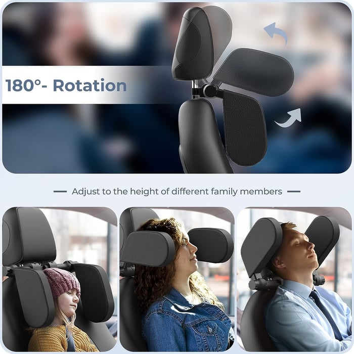 Car neck pillow side headrest