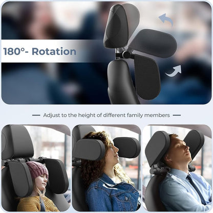 Car neck pillow side headrest