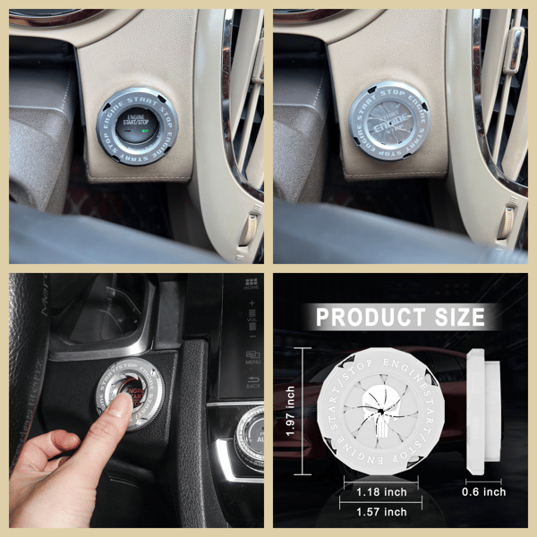 Car Motorcycle Start Button Accessories (Buy one get one Free)